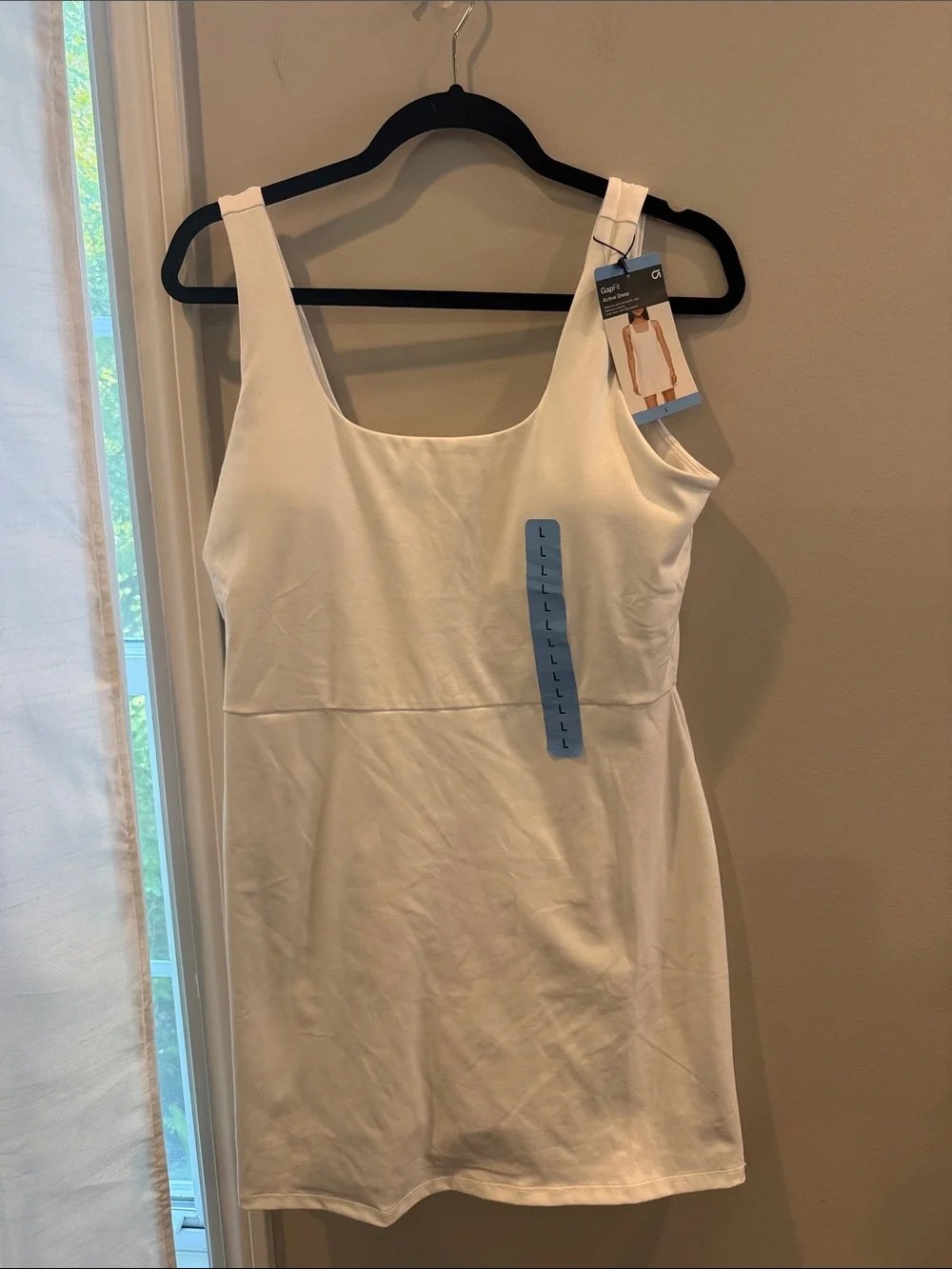 Gap active skort dress with shorts under White Dress